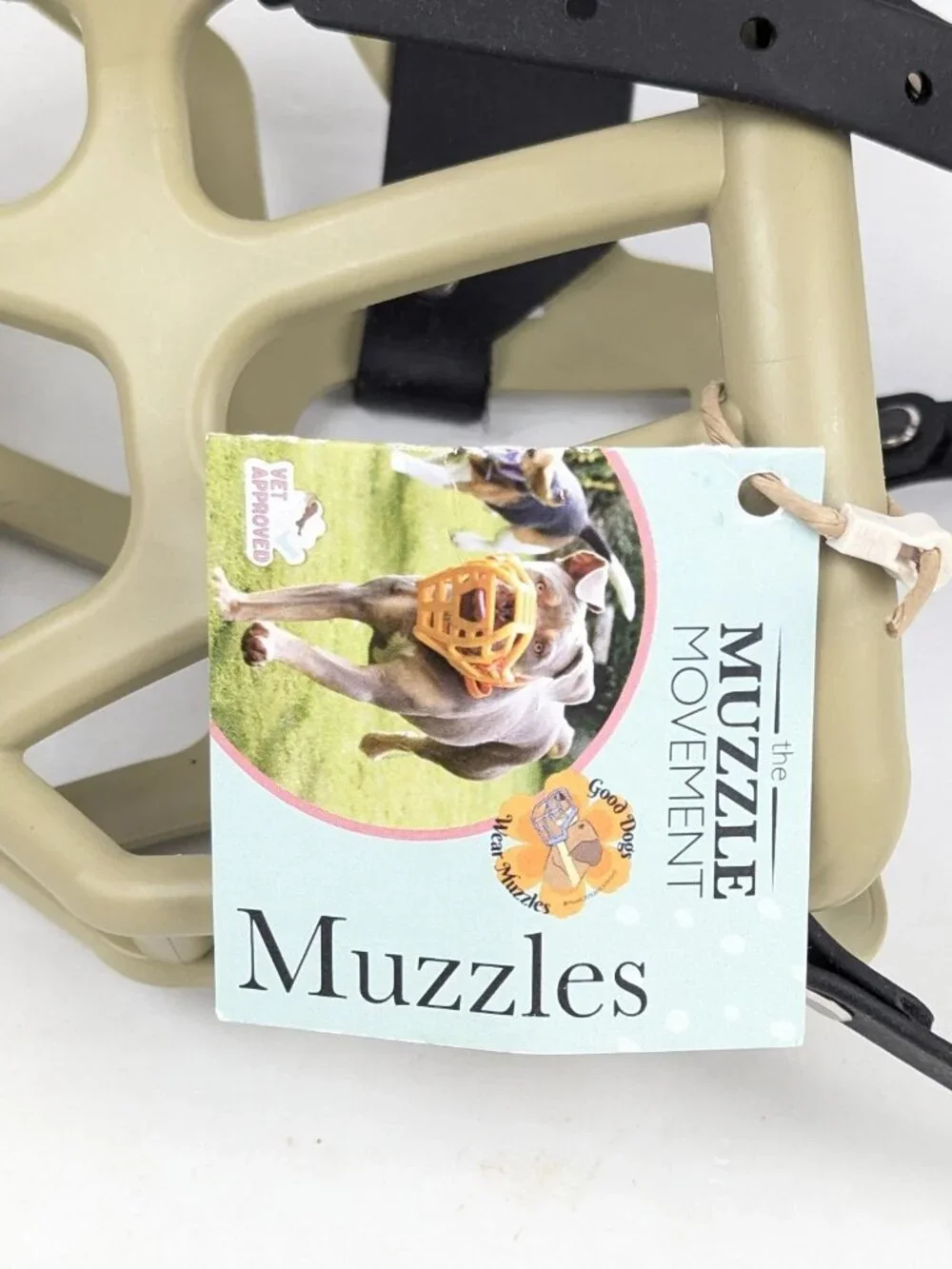 The Muzzle Movement TAZ Dog Muzzle Long Nose Medium / Large Dog